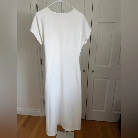 NWOT Nordstrom White Tie Waist Midi Dress Size Large - Picture 9 of 9